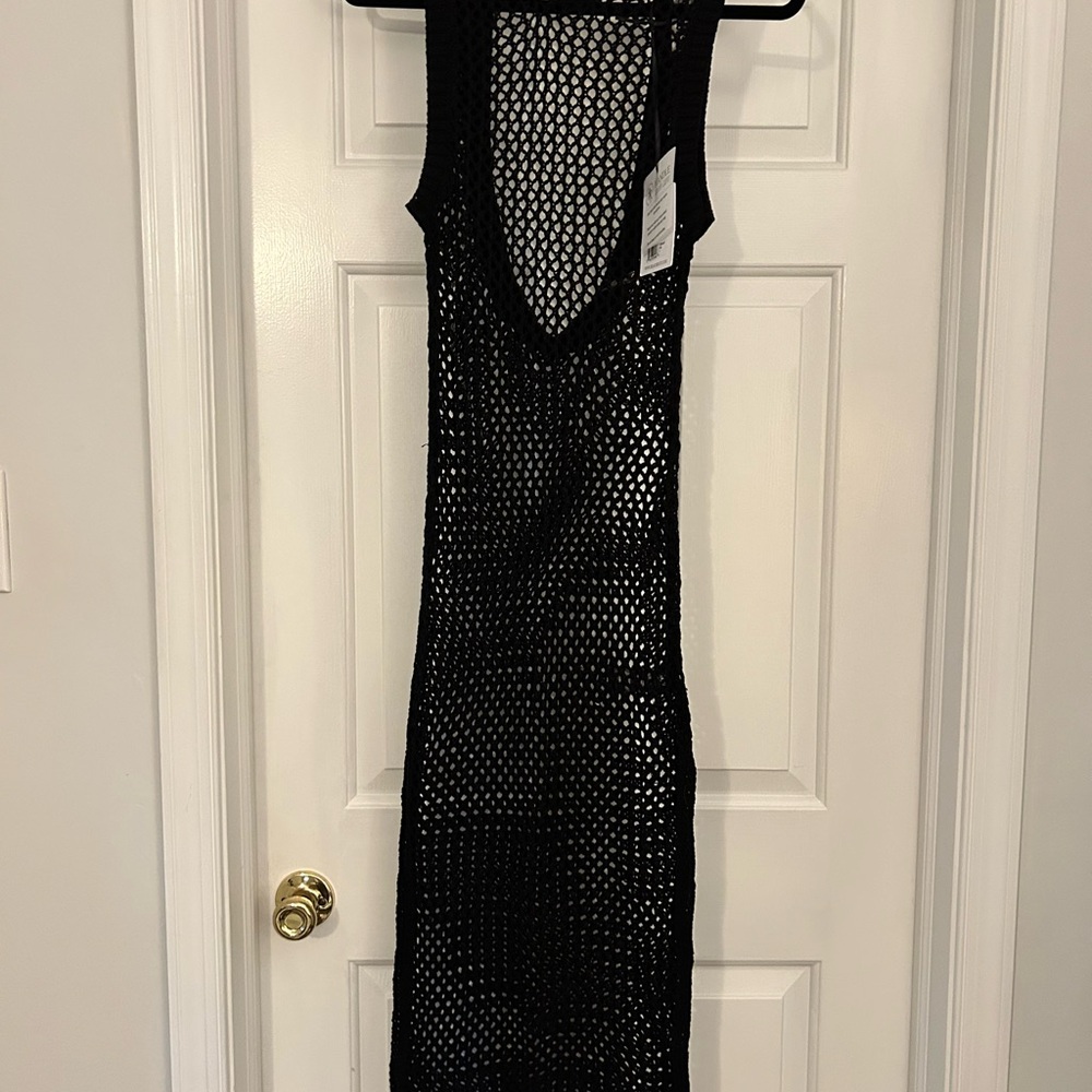 Beach Riot Black Plunge Sheath Dress